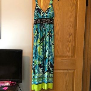 Floor length maxi dress